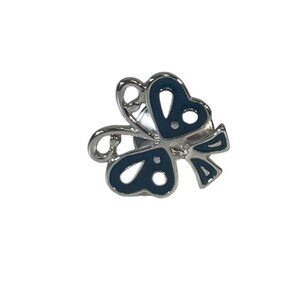 Vintage Amway Very Tiny Silver Tone Butterfly Lapel Pin (7581)